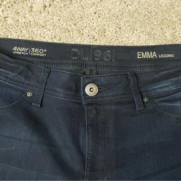 DL1961 Women's Emma Legging Jeans - Dark Blue - Picture 5 of 9